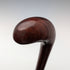 Antique British brown shaft Sunday stick style walking stick 88cm